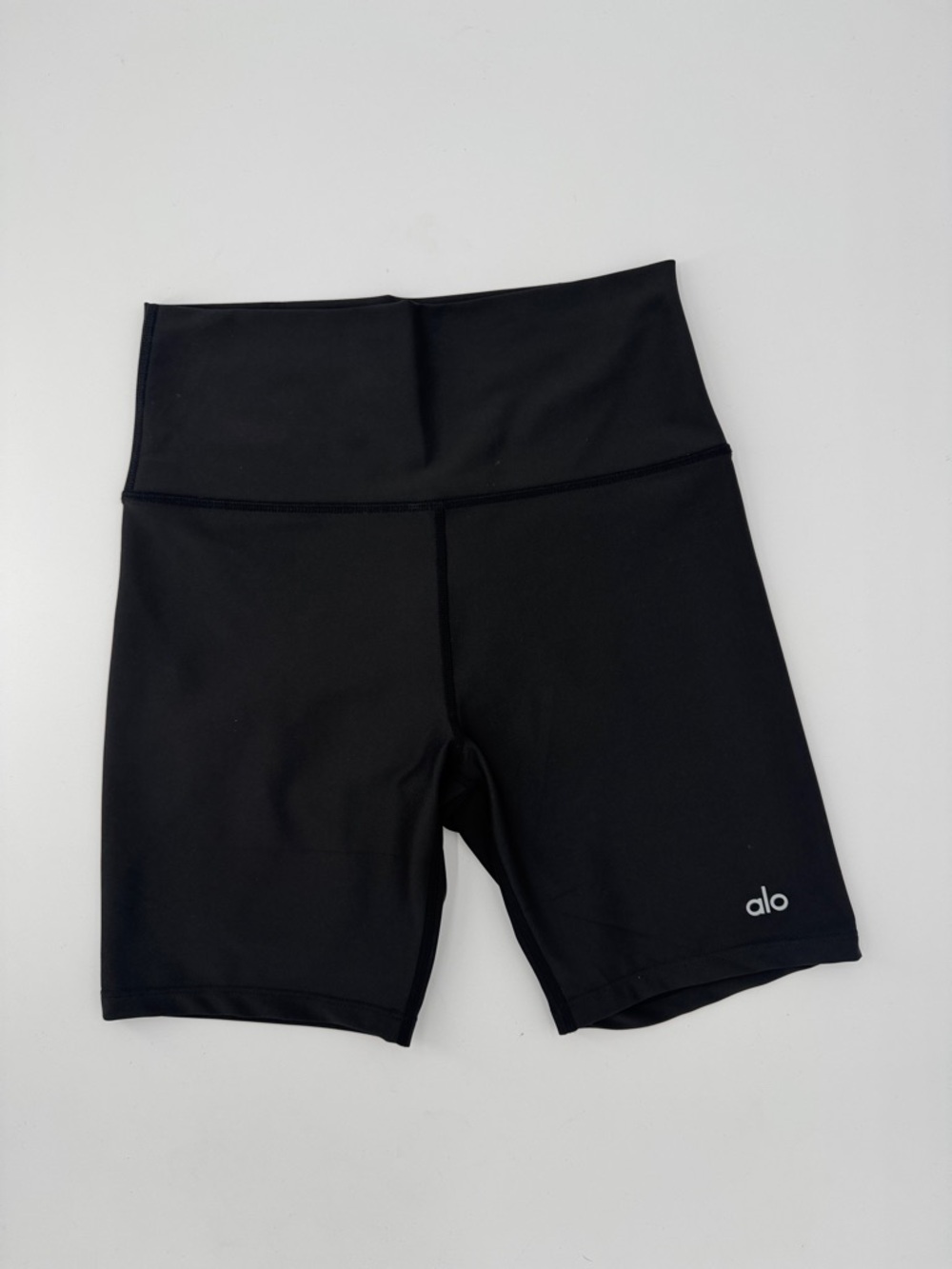 ALO Yoga High-Waist Black Bike Shorts